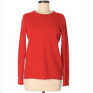 J. Crew Red Cashmere Sweater